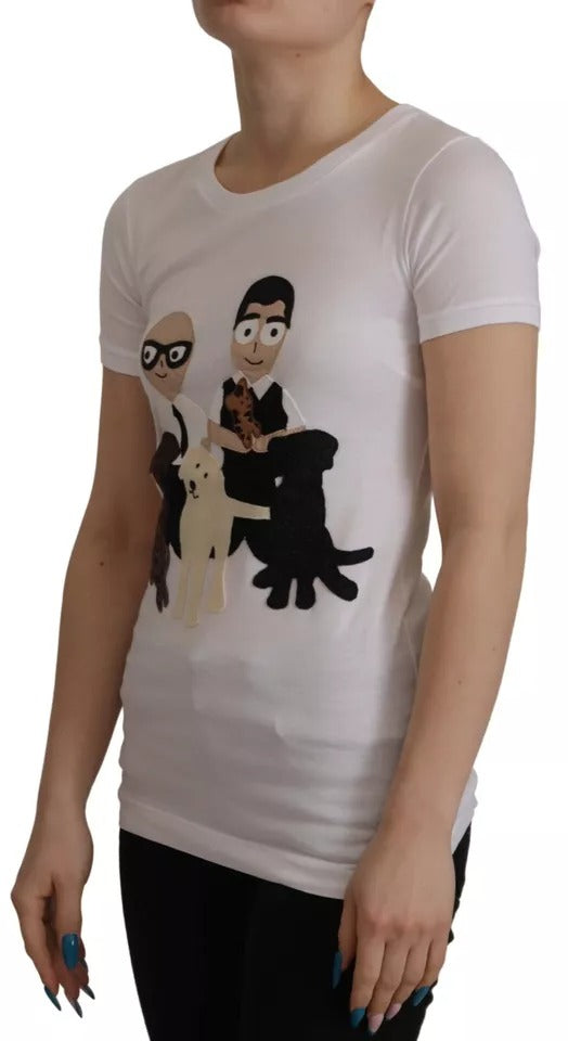 Dolce & Gabbana 100% Cotton t-shirt in white