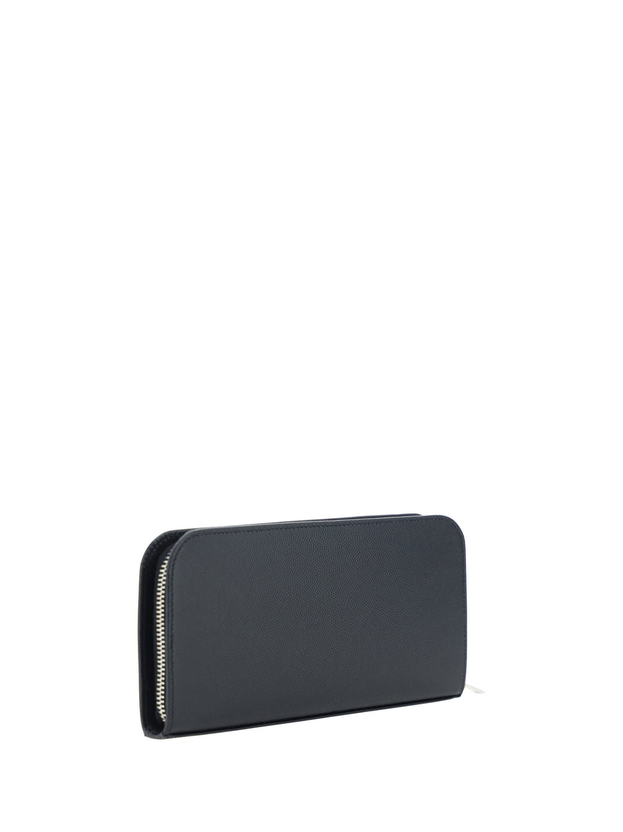 Leather Wallet Grain De Poudre Black Calf Umbrellas