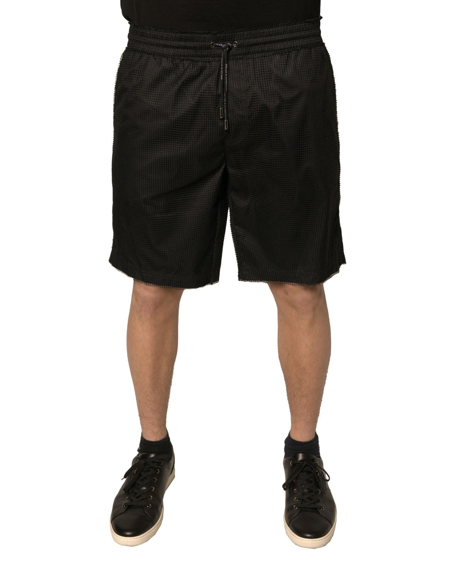 Dolce & Gabbana 100% Polyester shorts in black
