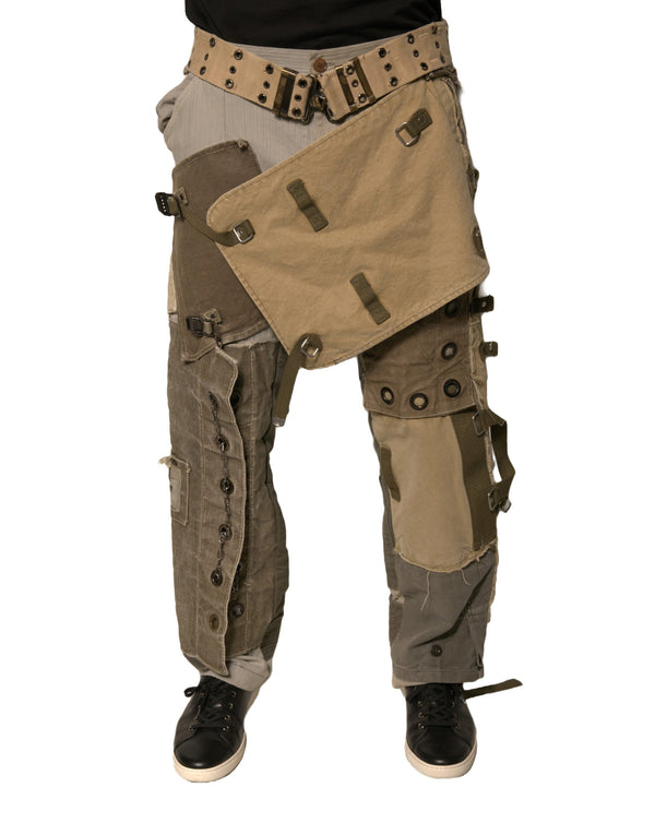Dolce & Gabbana 50% Cotton 50% Hemp cargo pants in multicolor