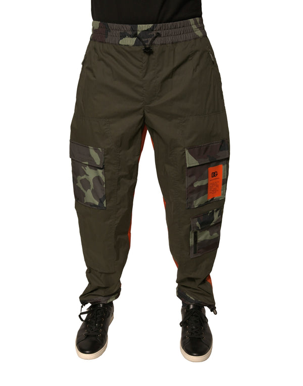 Dolce & Gabbana 40% Polyester jogger pants in multicolor