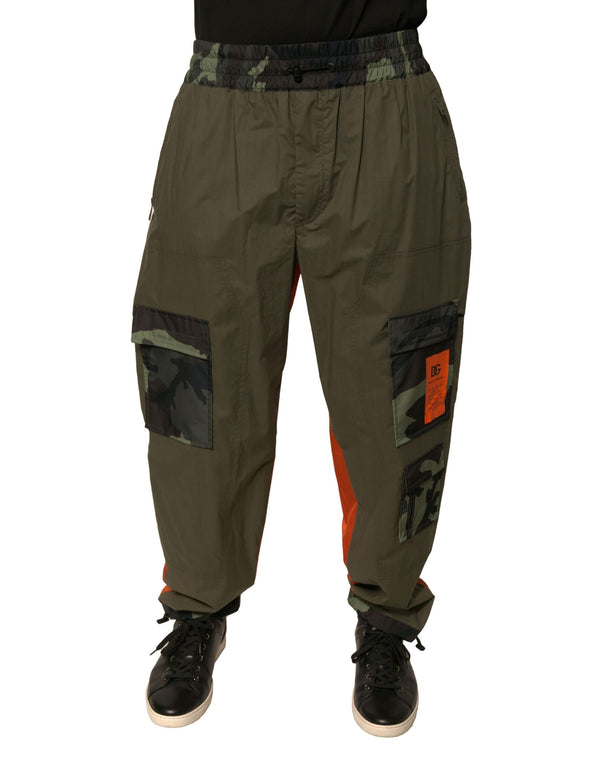 Dolce & Gabbana 40% Polyester 40% Cotton 20% Nylon cargo pants in multicolor