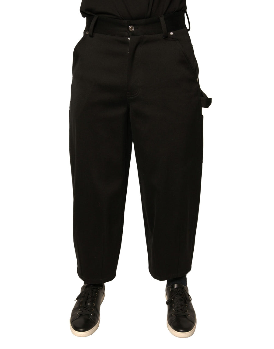 Dolce & Gabbana 100% Cotton trousers in black