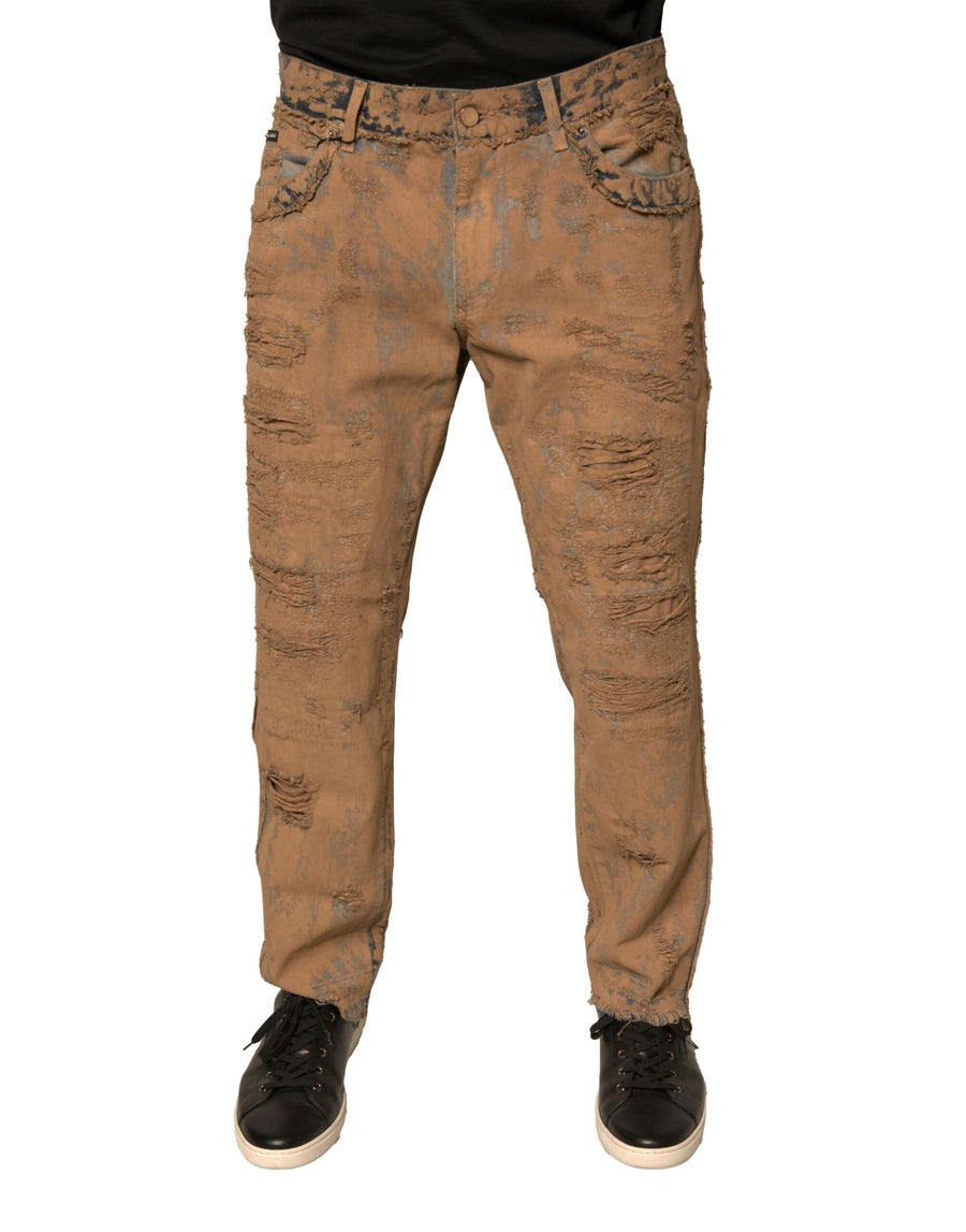 Dolce & Gabbana 100% Cotton jeans in brown