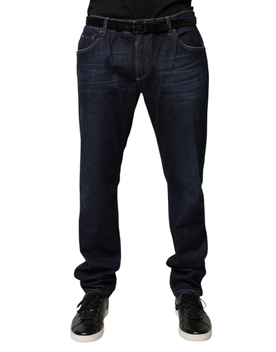 Dolce & Gabbana 98% Cotton 2% Elastane jeans in navy