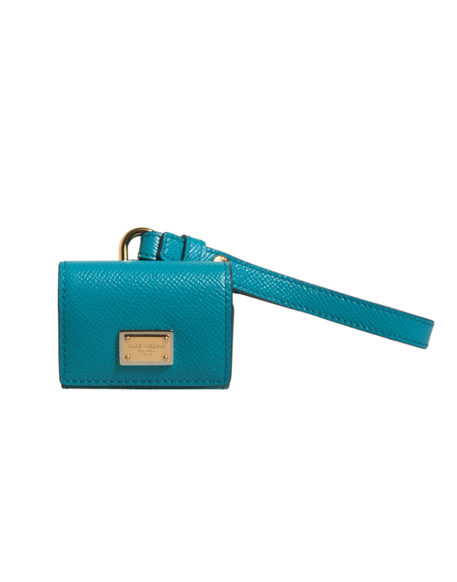 Dolce & Gabbana 100% Leather card case in green