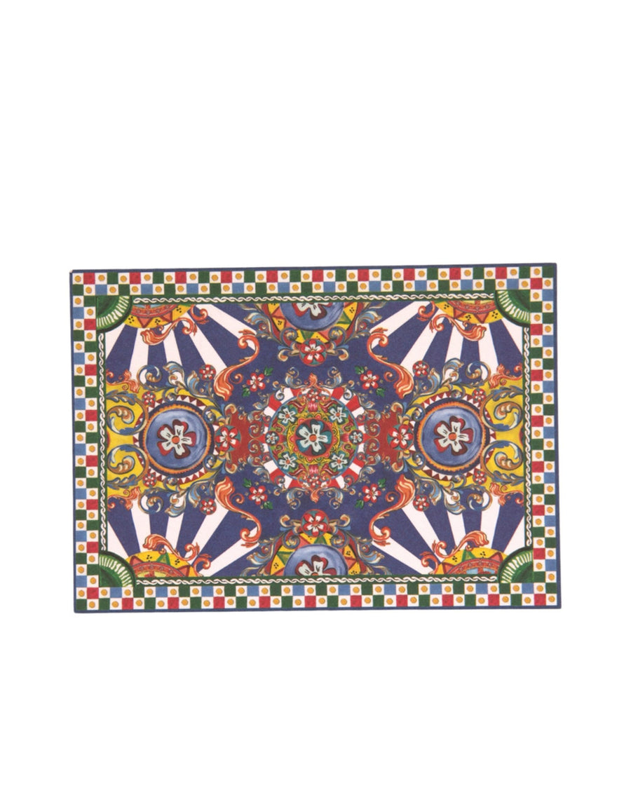 Dolce & Gabbana envelope card holder in multicolor