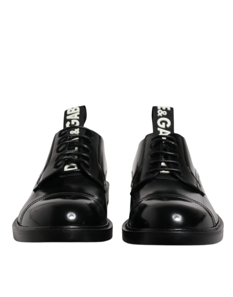 Dolce & Gabbana 100% Calf Leather derby in black