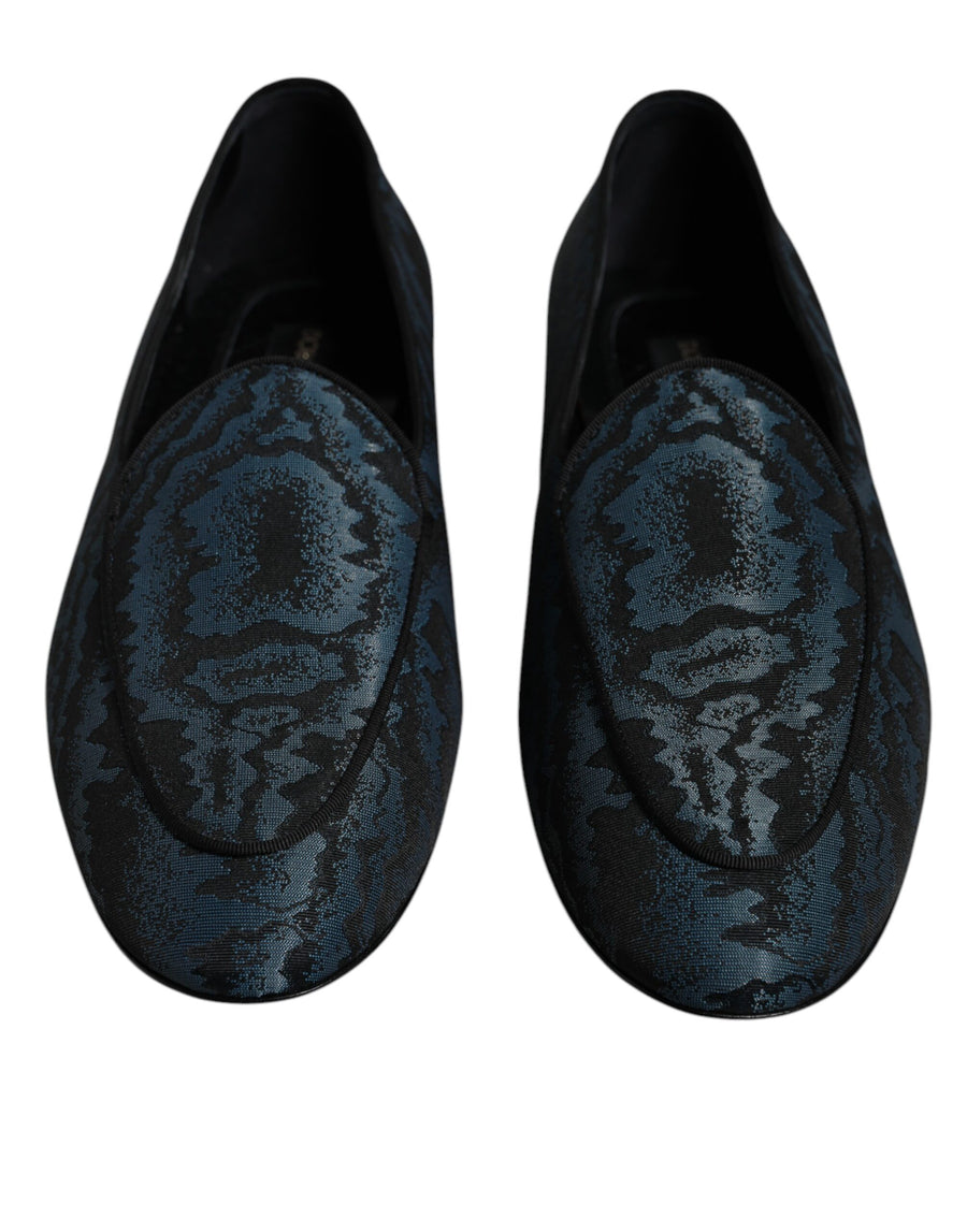 Dolce & Gabbana 70% Polyester loafer in black