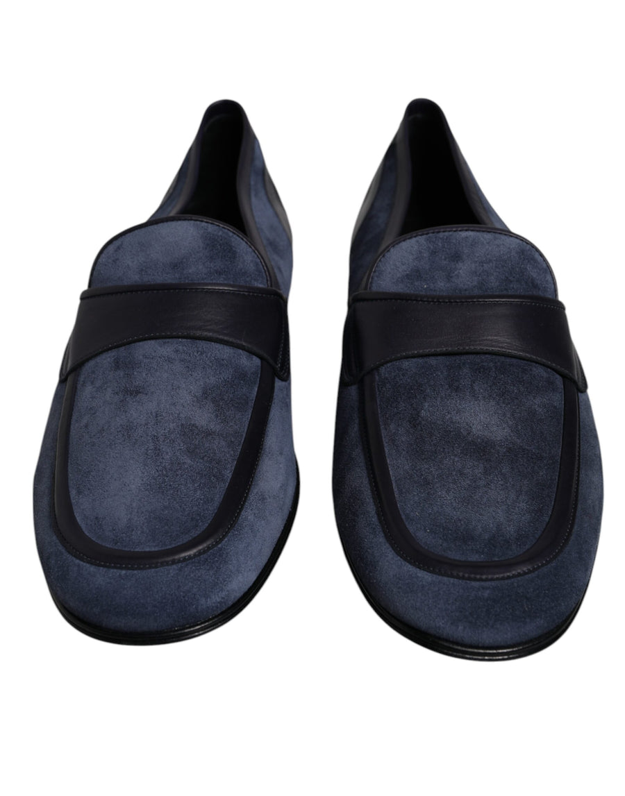 Dolce & Gabbana 100% Calfskin Leather loafer in blue