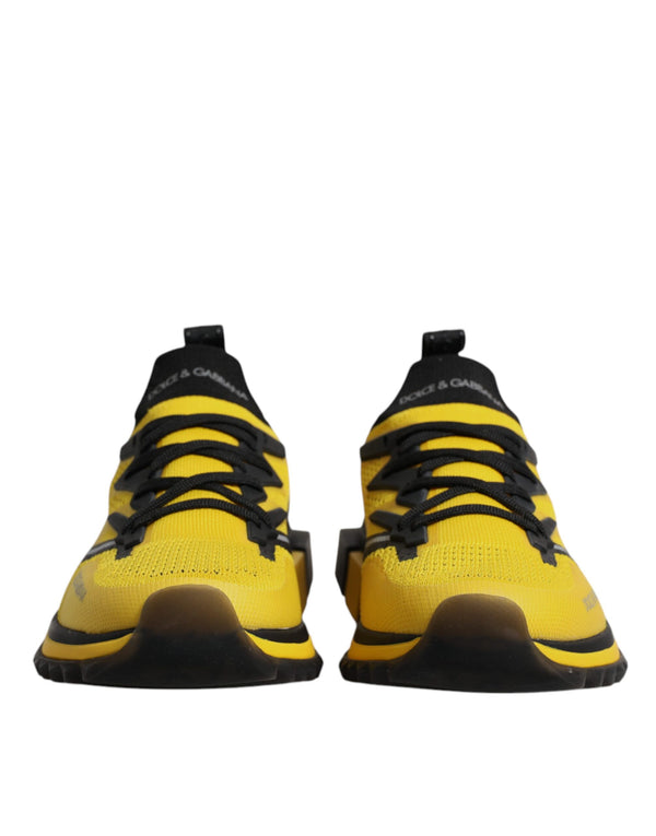 Dolce & Gabbana 90% Polyester sneaker in yellow