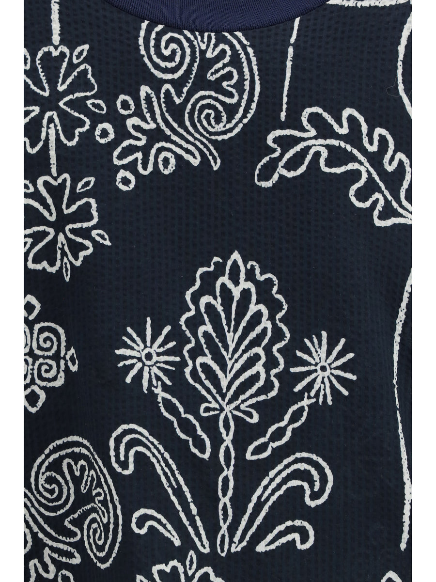 Cotton T-Shirt Peacoat