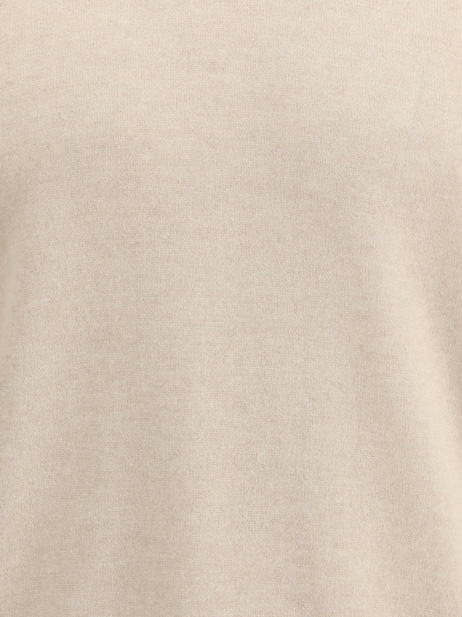 Cashmere Sweater Sand-Pebble Sand/pebble (capra Hircus)