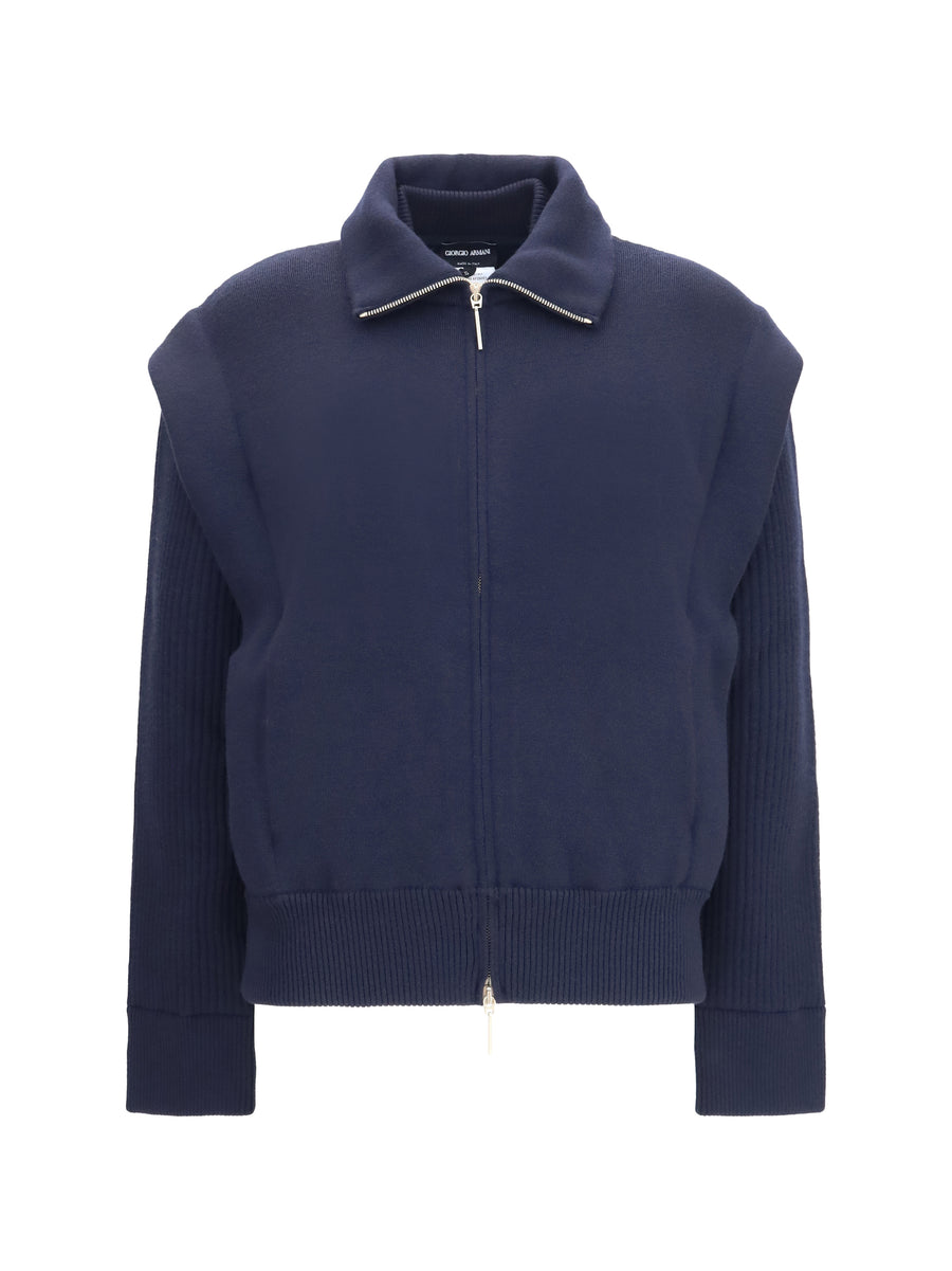 Giorgio Armani 57% Wool jacket in navy