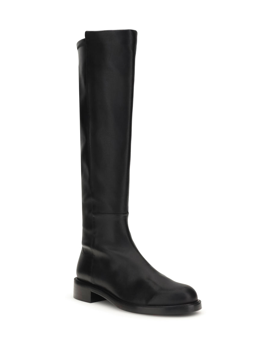 High Boots Gisele Black Calf Leather