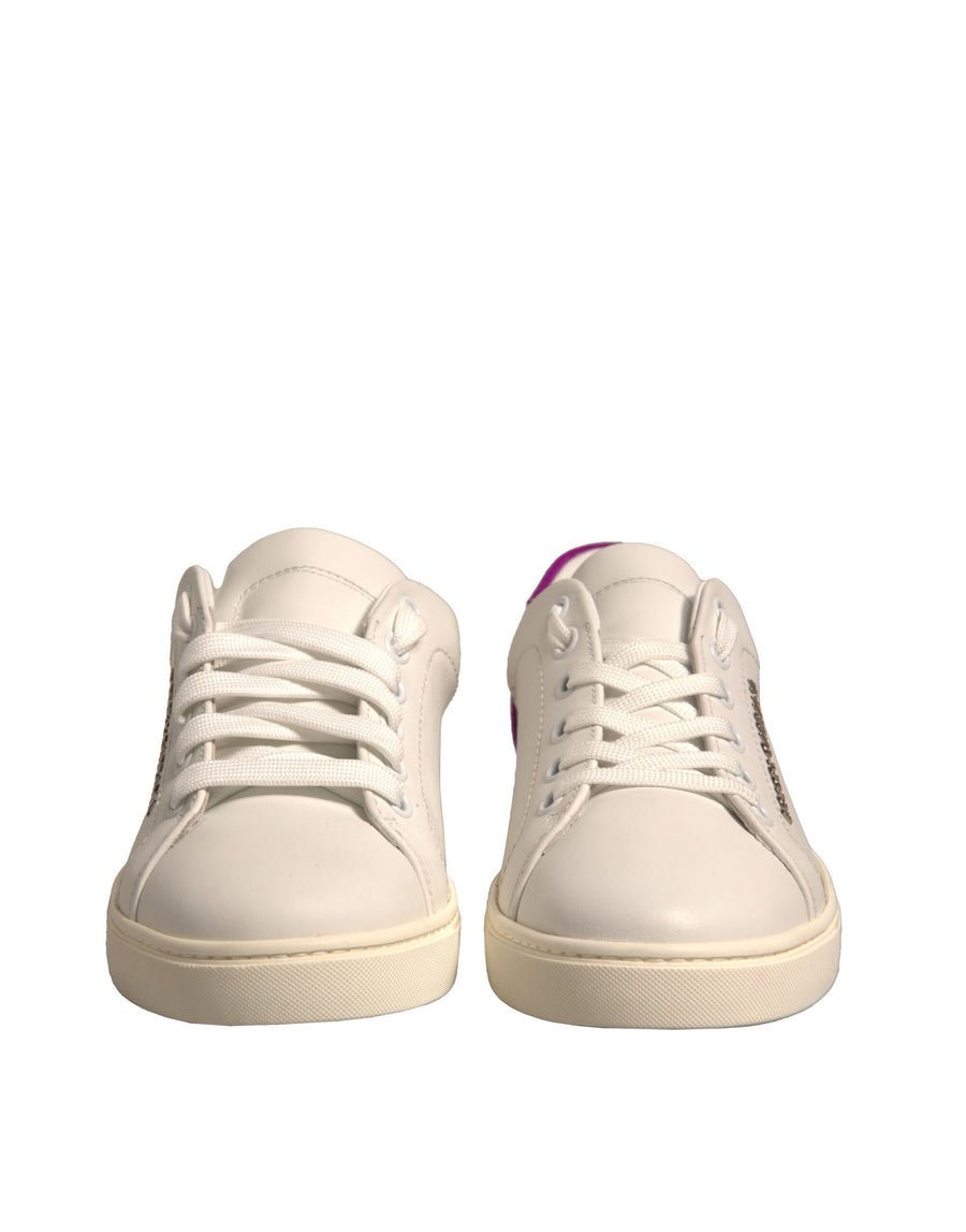 Dolce & Gabbana 100% Calfskin Leather sneaker in white