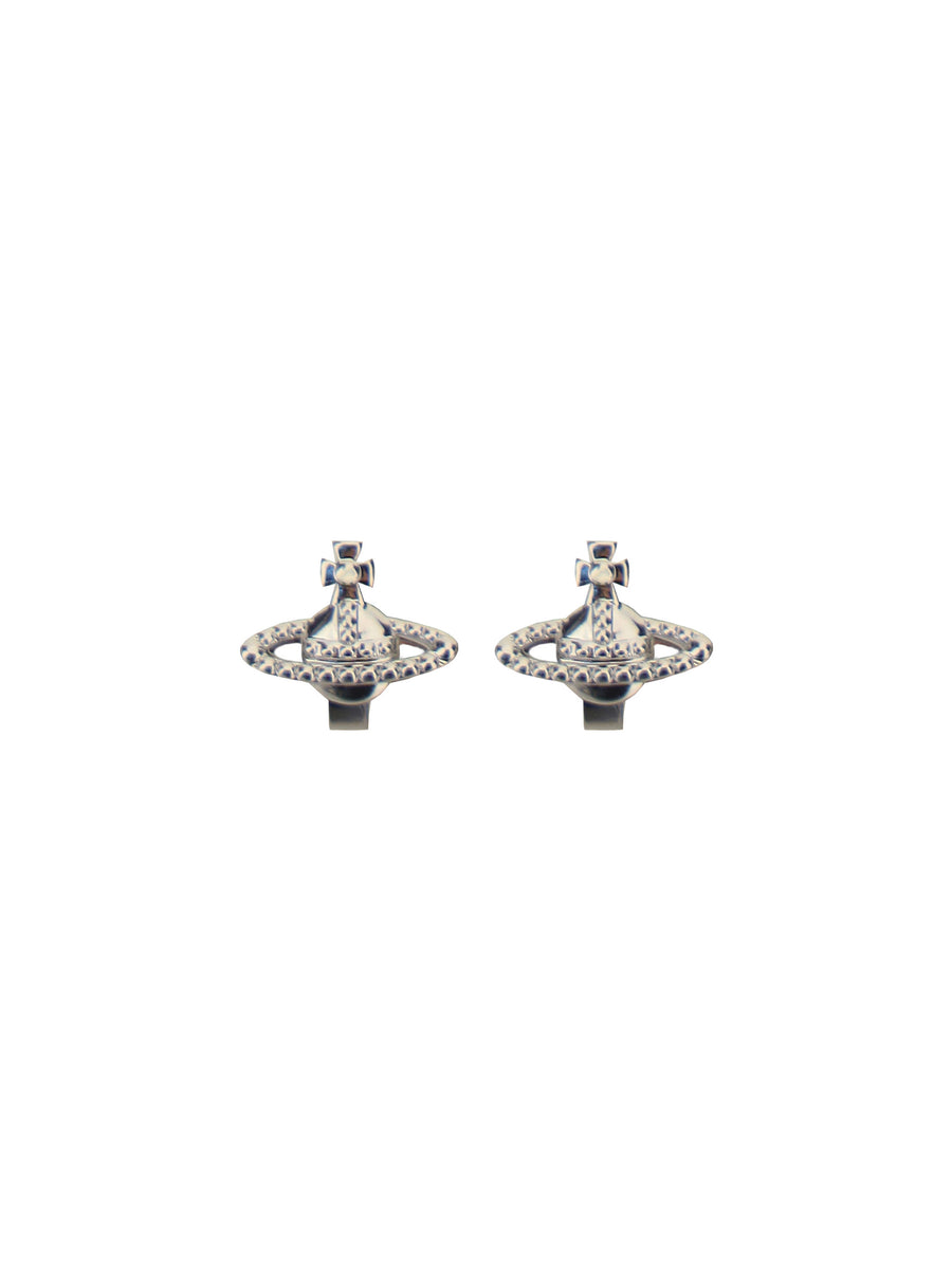 Farah Earrings Platinum Brass
