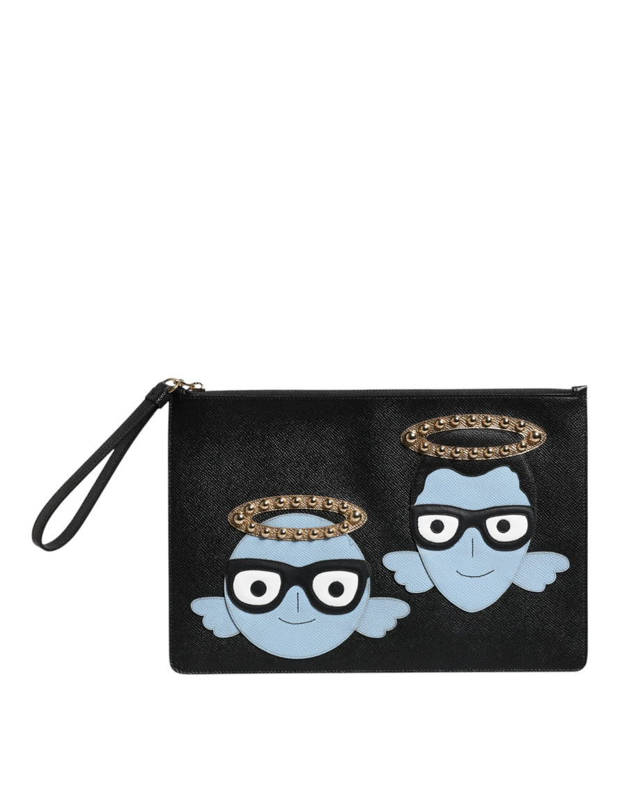 Dolce & Gabbana 100% Leather clutch in black