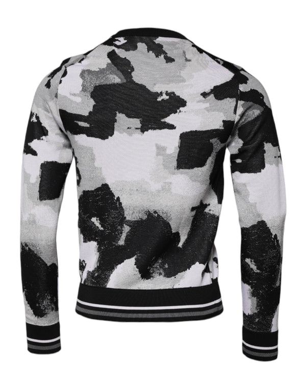 Dolce & Gabbana 100% Silk sweater in black