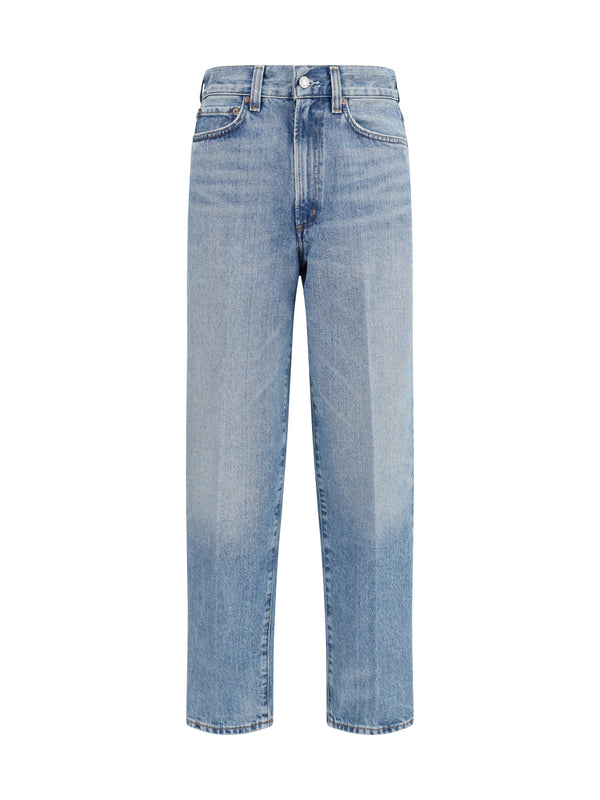 Agolde 100% cotton jeans in blue