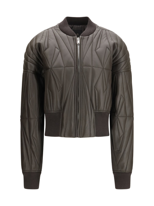 Moncler + Rick Owens 100% Lamb Ovis Aries jacket in gray
