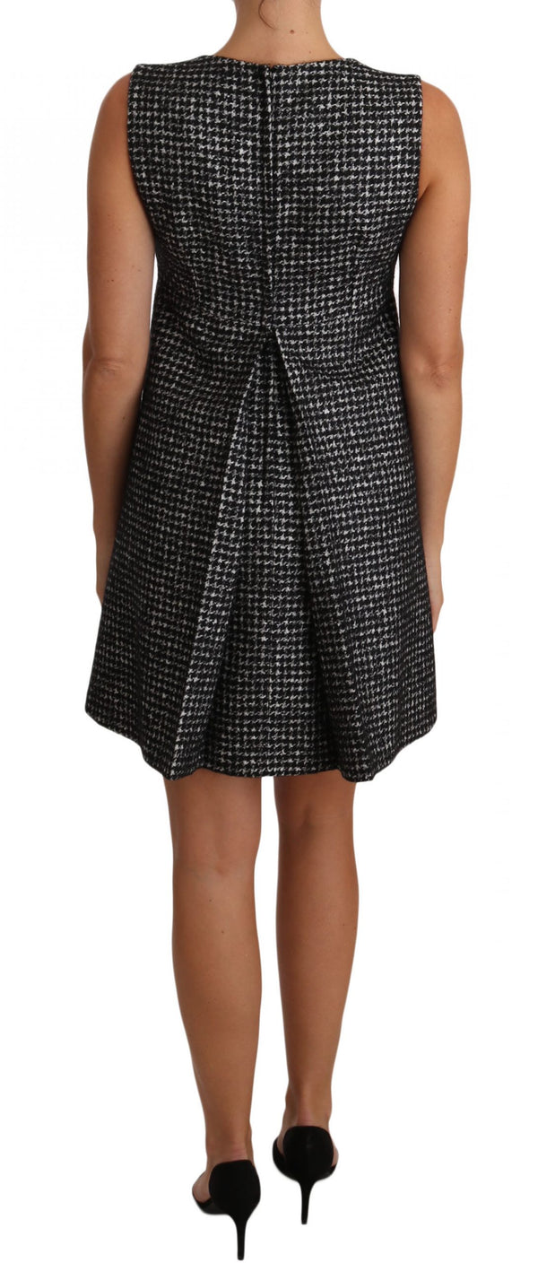 Dolce & Gabbana 34% virgin wool shift dress in gray