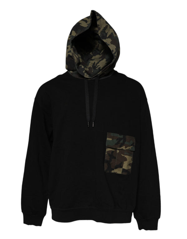Dolce & Gabbana 100% Cotton hoodie in black