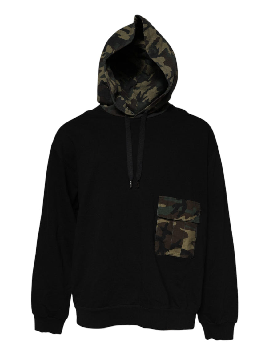 Dolce & Gabbana 100% Cotton hoodie in black