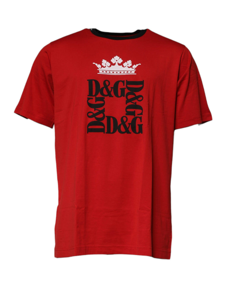 Dolce & Gabbana 100% Cotton t-shirt in red