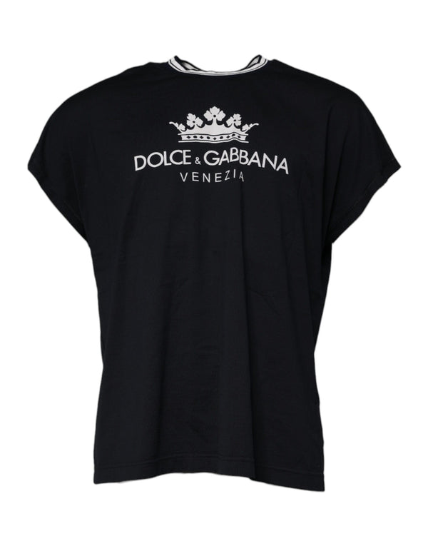Dolce & Gabbana 100% Cotton t-shirt in black