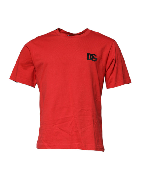 Dolce & Gabbana 100% Cotton t-shirt in red