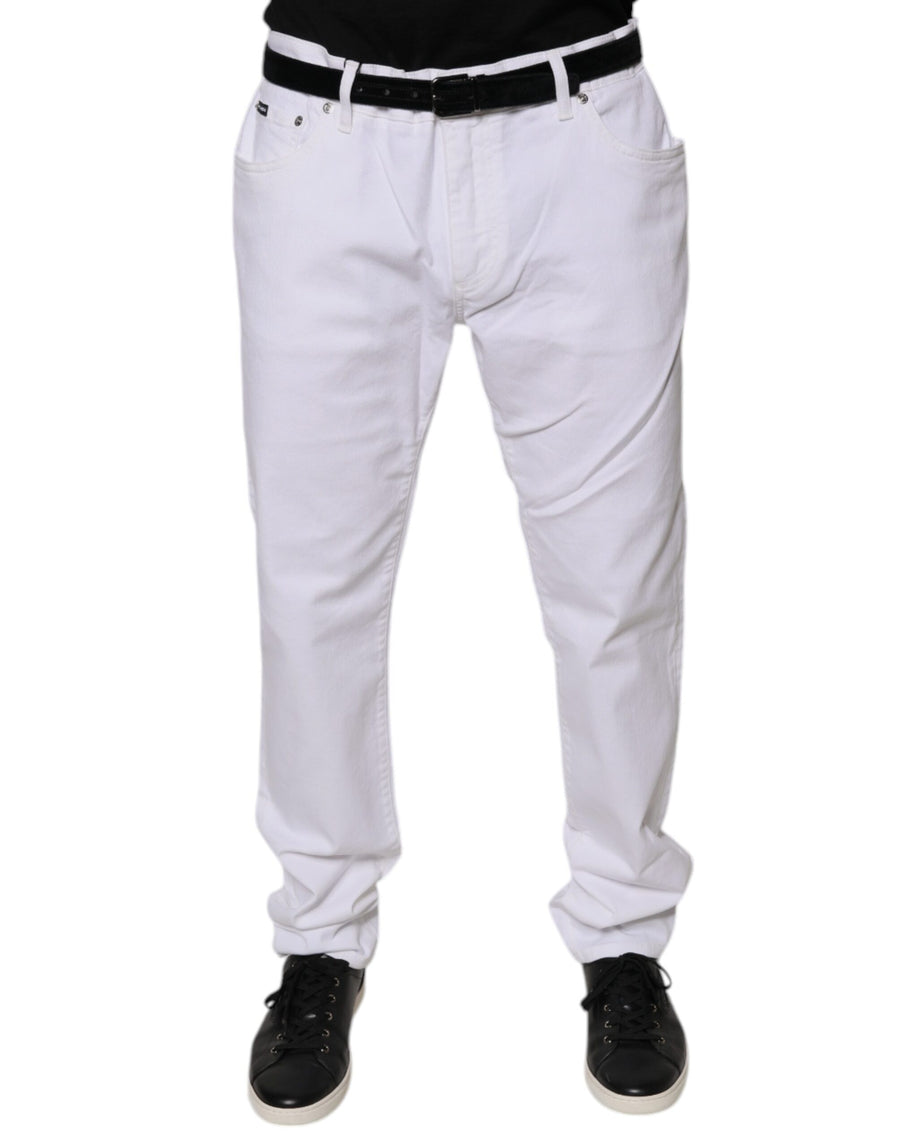 Dolce & Gabbana 98% Cotton jeans in white
