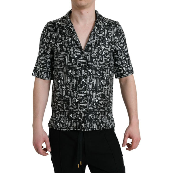 Dolce & Gabbana Silk shirt in black