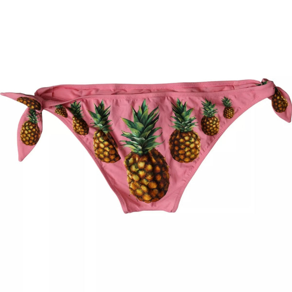 Dolce & Gabbana 75% Nylon 25% Elastane bikini bottom in pink