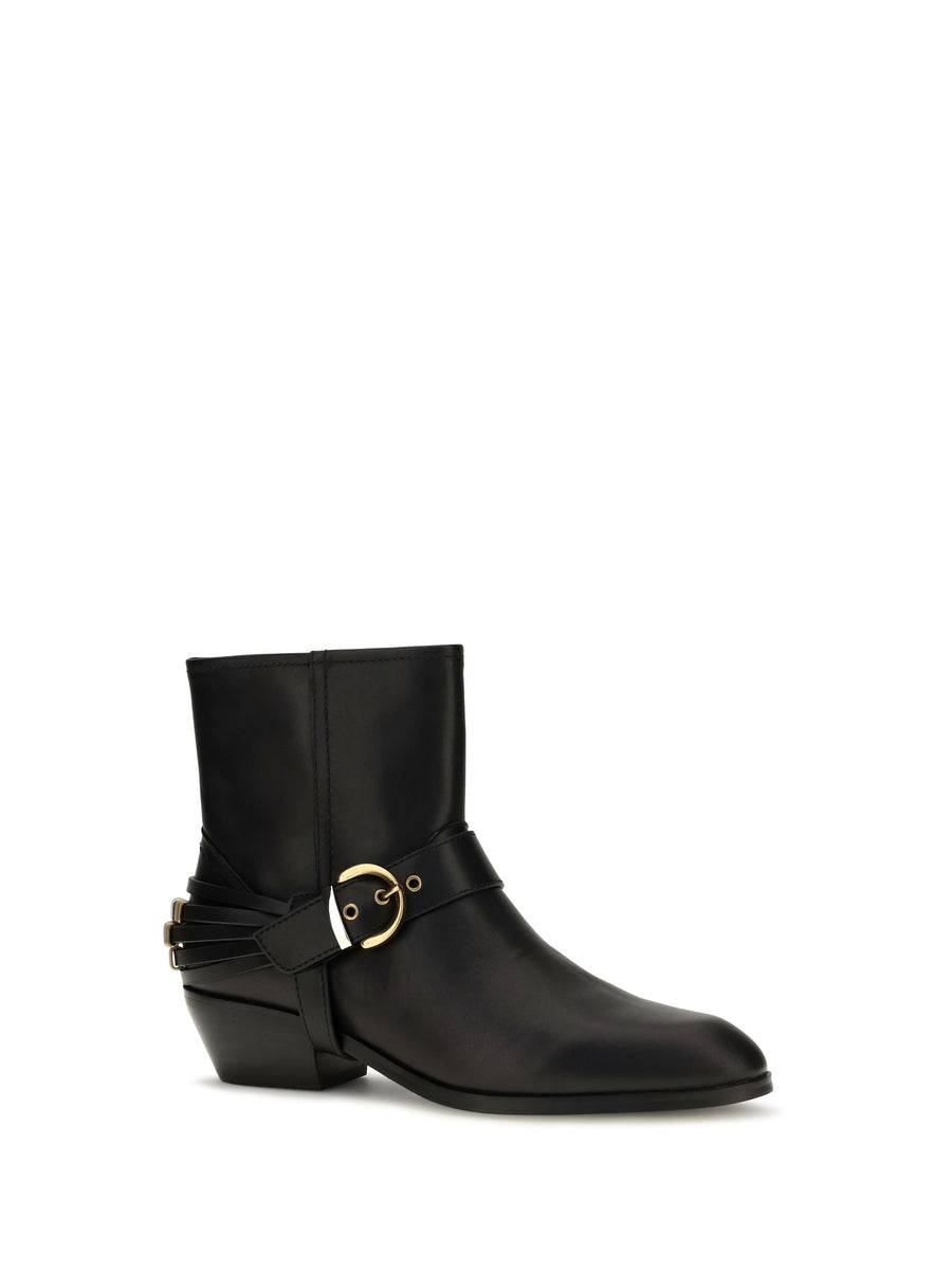 Ankle Boots Jane 07 Black Leather Calf
