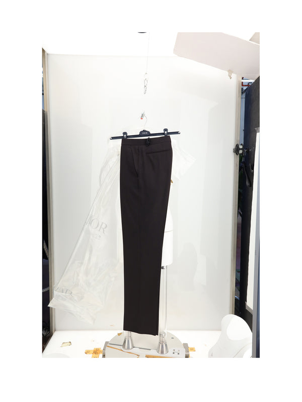 Trousers Wool Brown