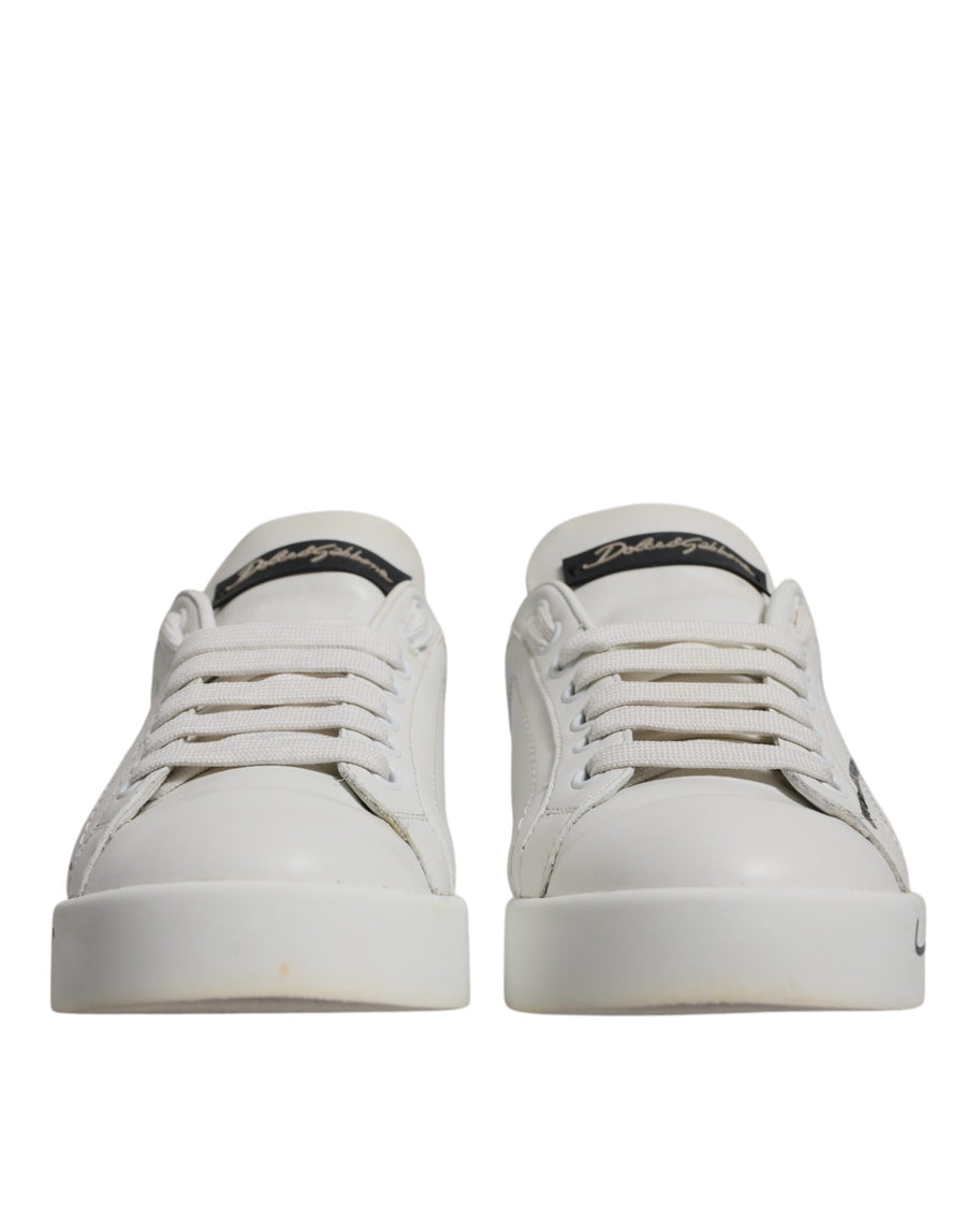 Dolce & Gabbana 100% Calfskin Leather sneaker in white