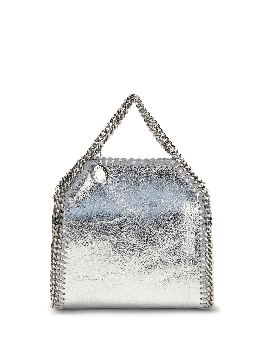 Stella McCartney 100% Polyester shoulder bag in silver