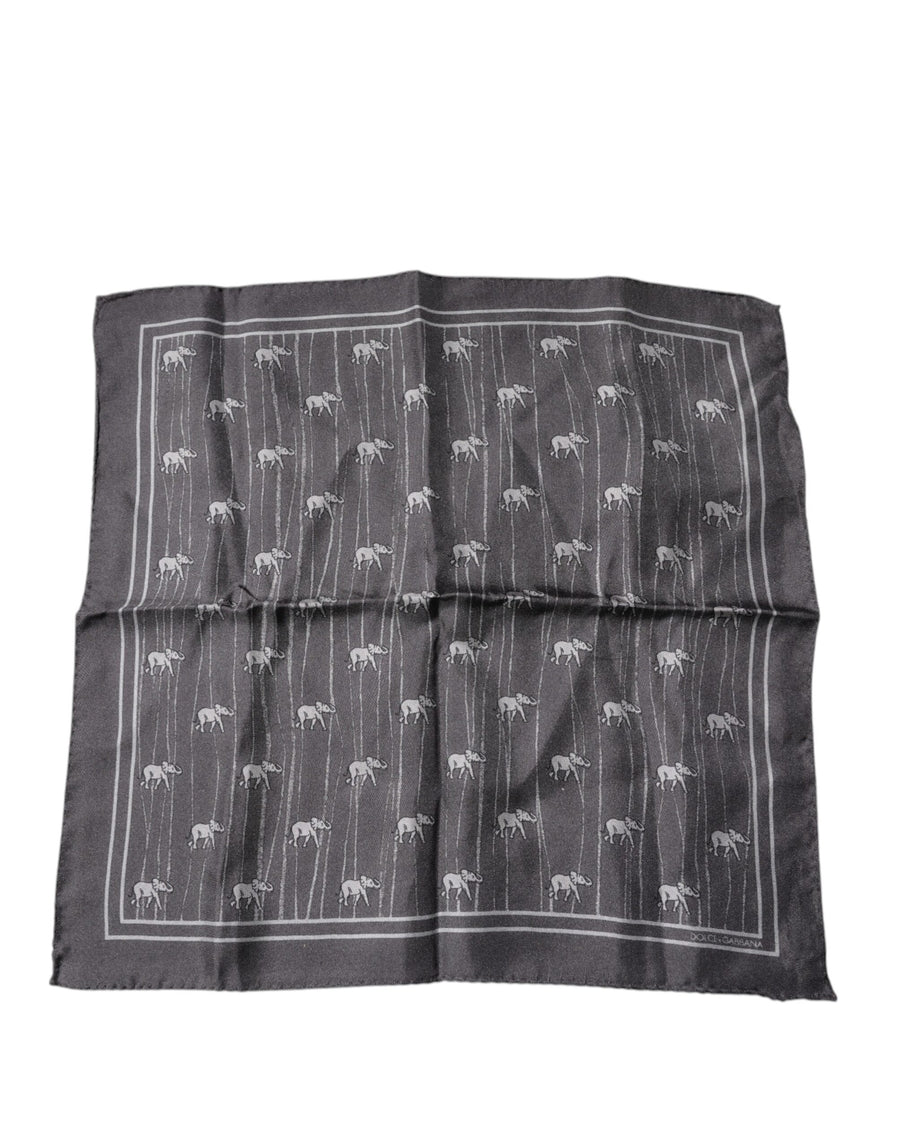 Dolce & Gabbana 100% Silk scarf in brown