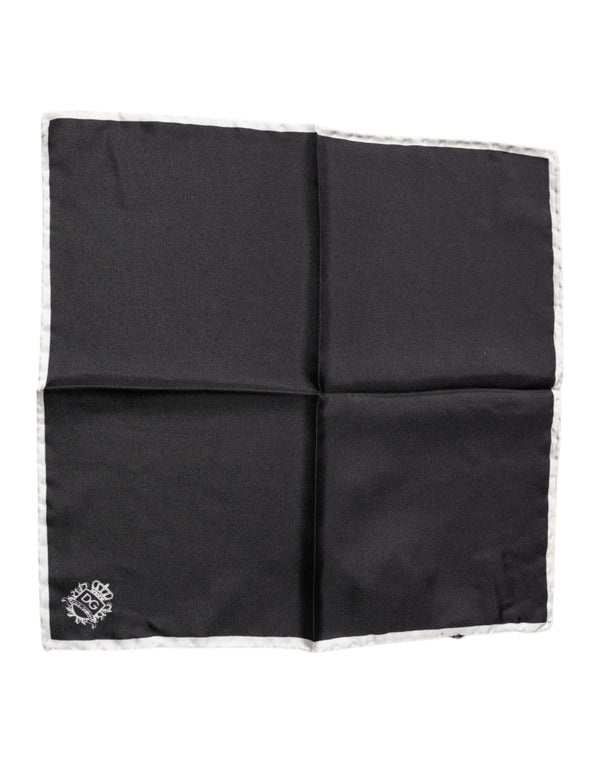 Dolce & Gabbana 100% Silk handkerchief in black