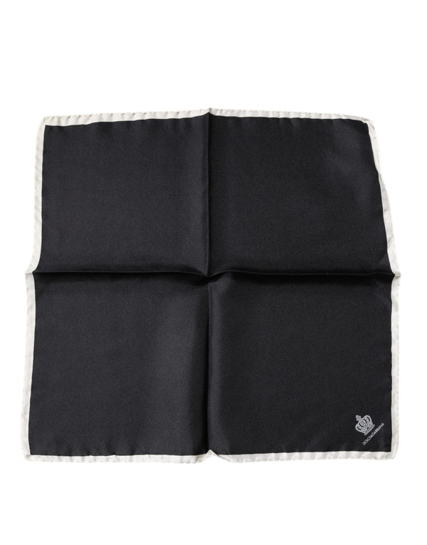 Dolce & Gabbana 100% Silk handkerchief in black