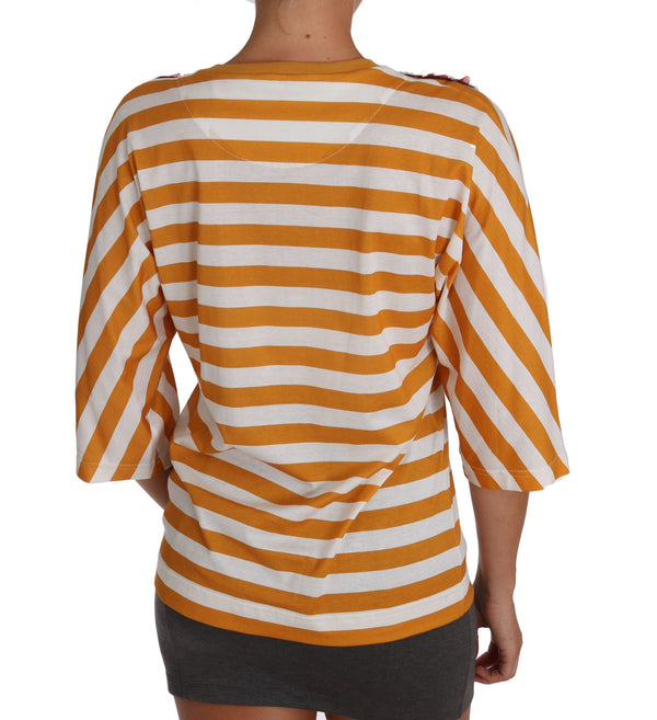 Dolce & Gabbana 90% Cotton blouse in orange