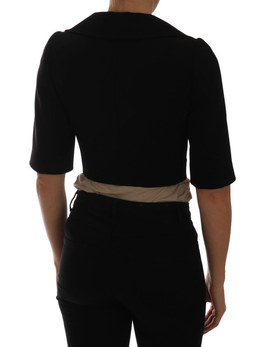 Dolce & Gabbana 100% virgin wool; Lining: 94% silk blazer in black