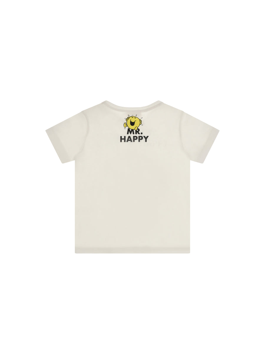 T-Shirt Mr. Happy New White White/multicolour Cotton T-shirts