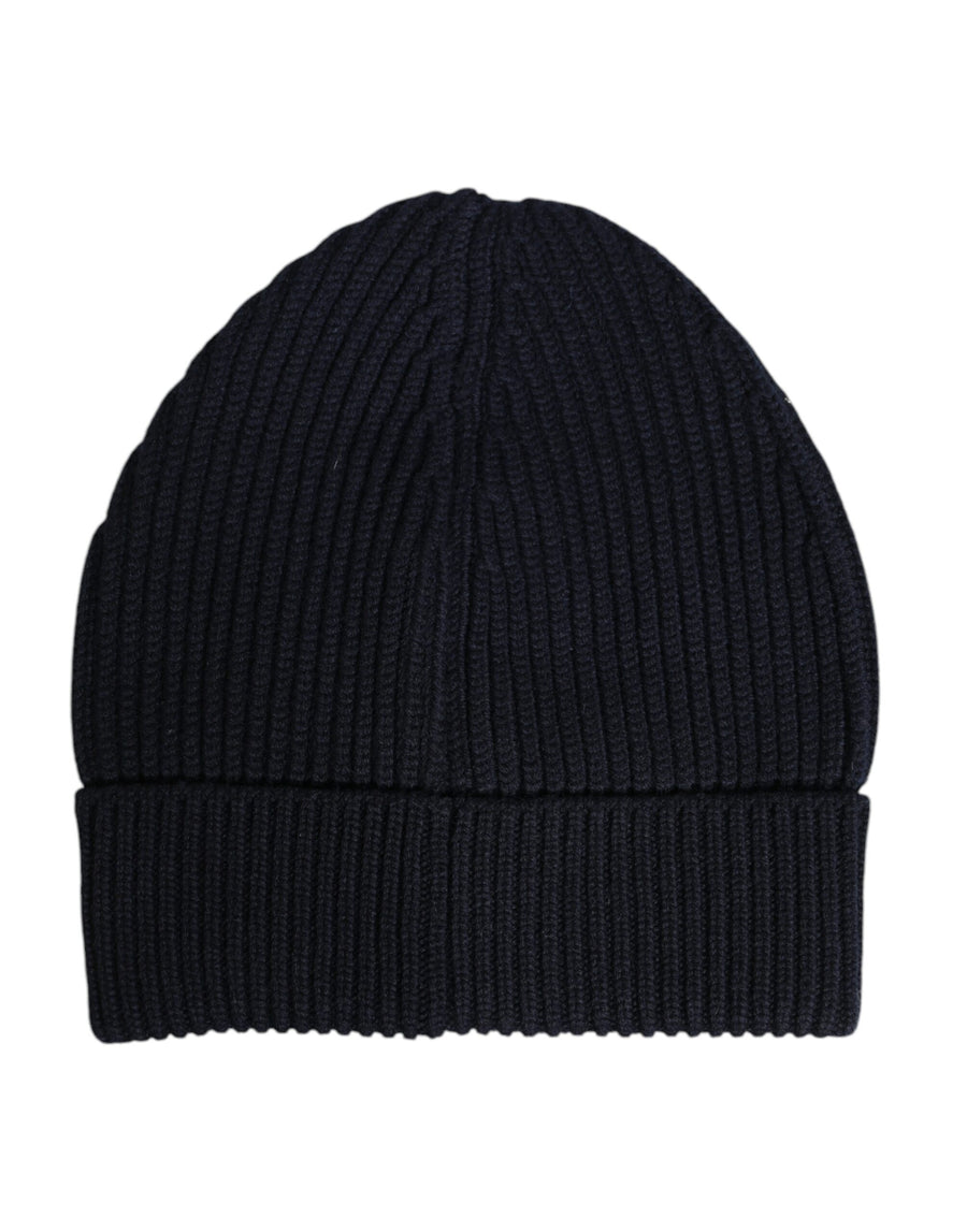 Dolce & Gabbana HAT9735 100% cashmere beanie in black