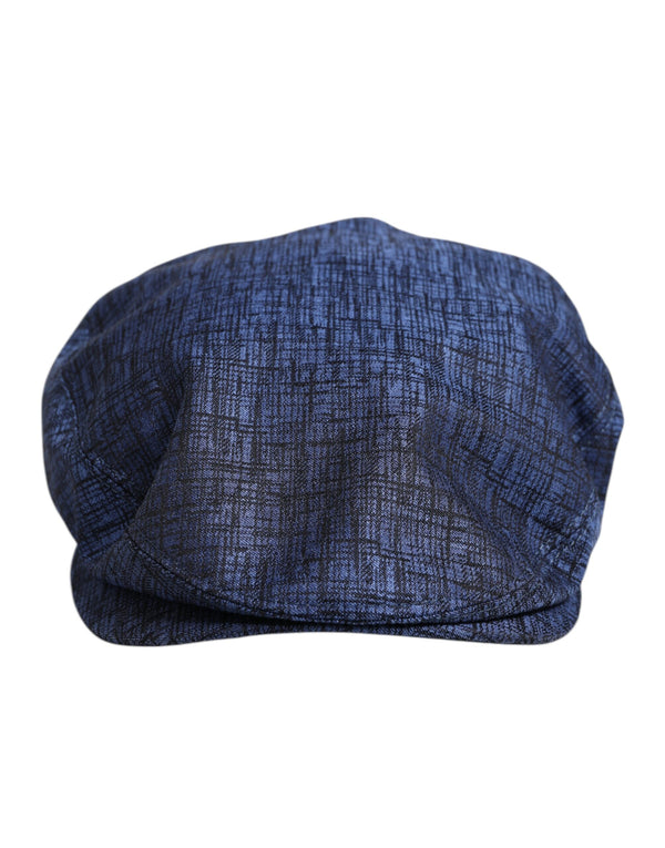 Dolce & Gabbana HAT9744 97% Cotton 3% Elastane flat cap in blue