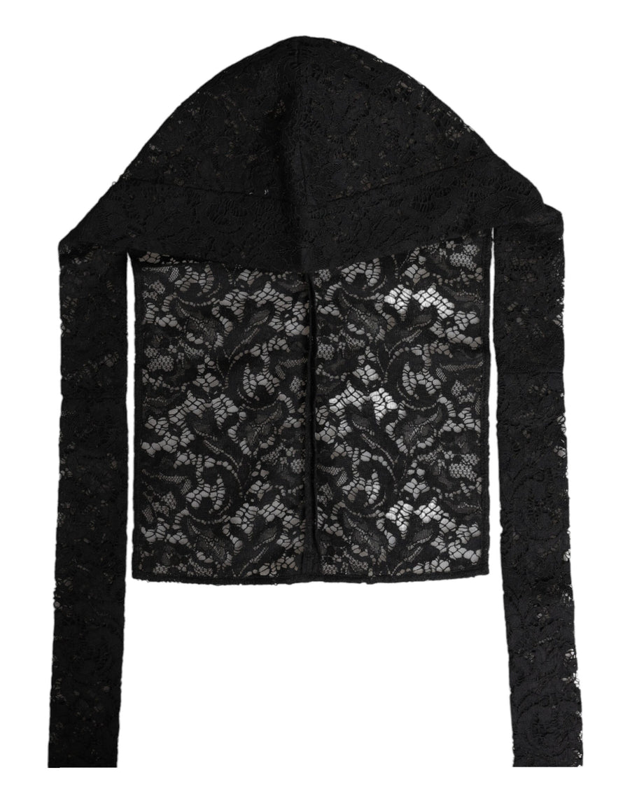 Dolce & Gabbana HAT9753 90% Virgin Wool winter hat in black