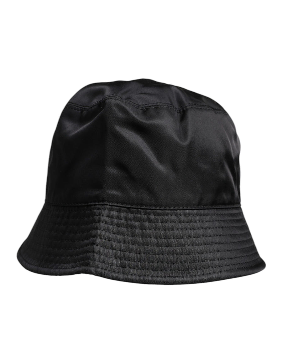 Dolce & Gabbana HAT9789 97% Cotton bucket hat in black
