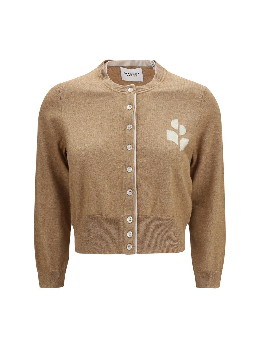 Cardigan Lona Camel-Light Grey Camel/light Cotton