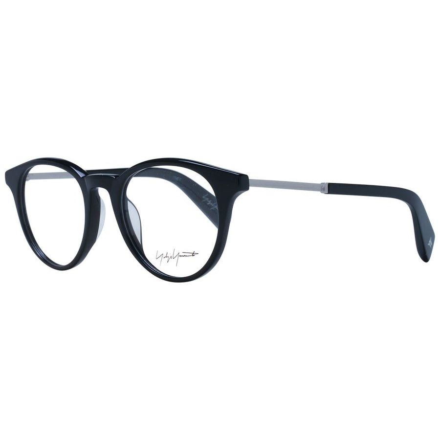 Yohji Yamamoto YO-1035524 Acetate and metal frame eyeglasses in black